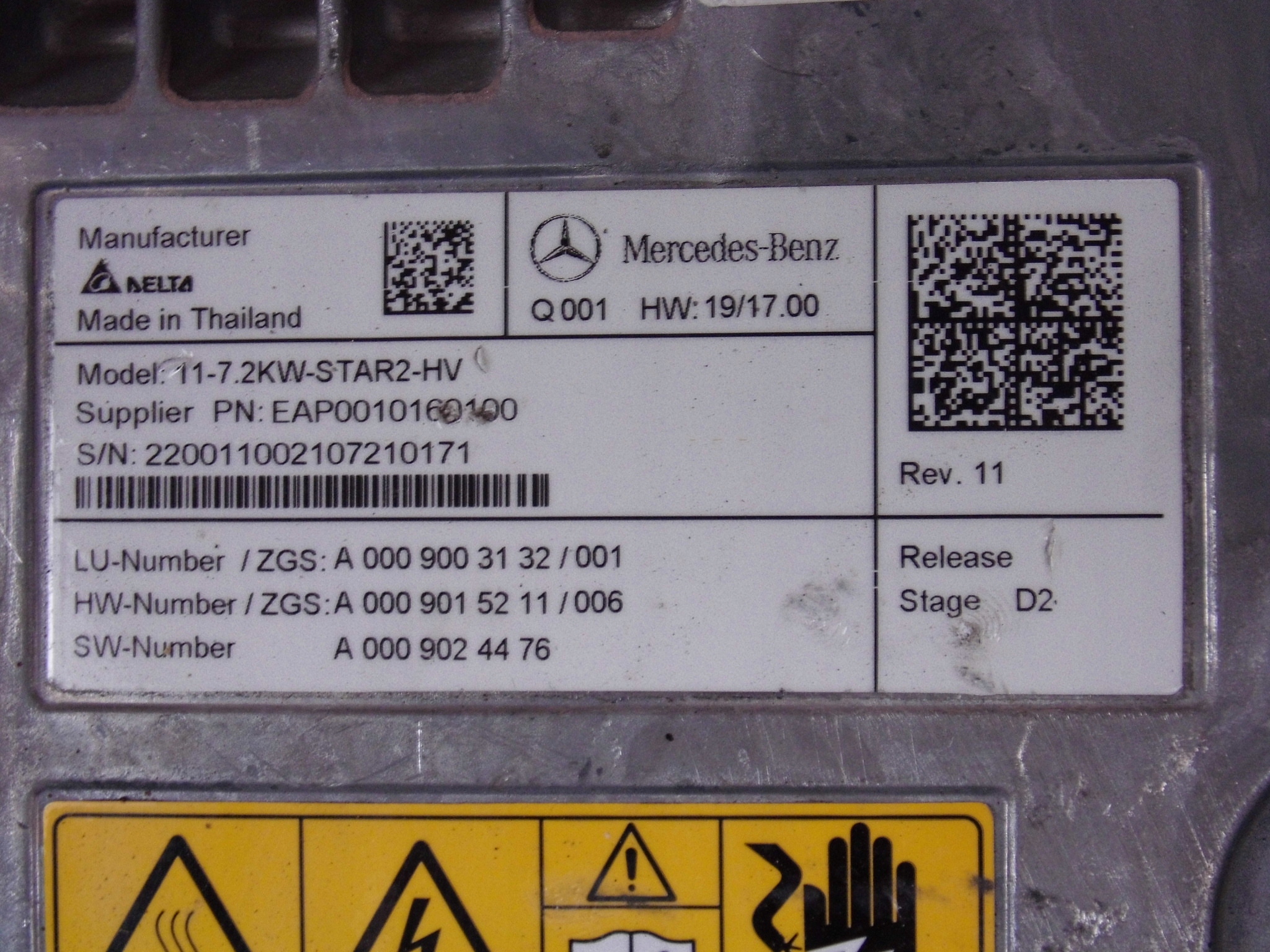 MERCEDES EQV EQC MODULE LADOWANIA A2430008599