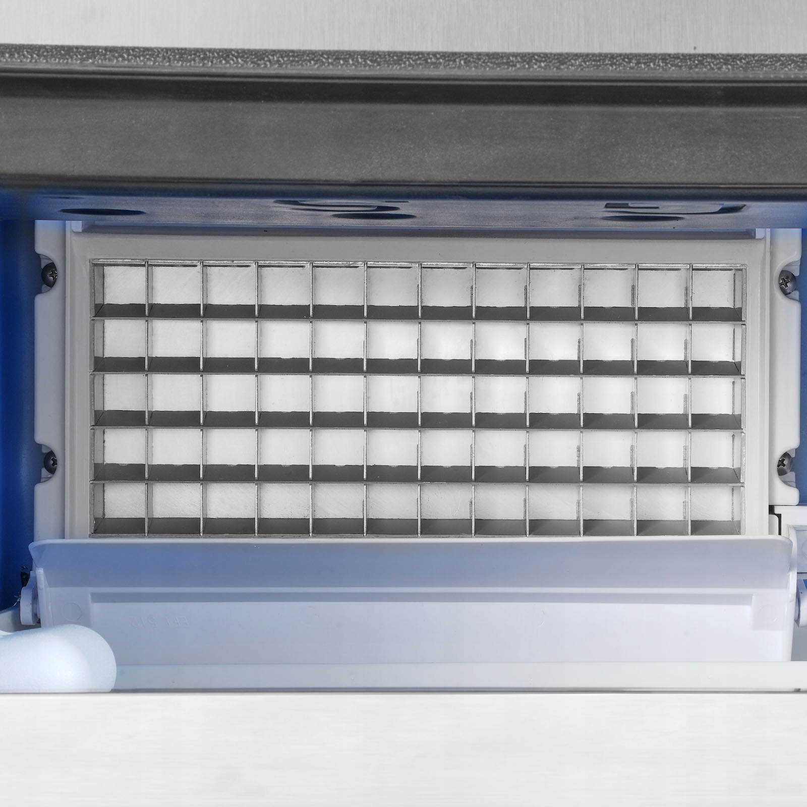 VEVOR Kostkarka Do Lodu Stali Nierdzewnej Panelem Lcd Pompy Spustowej Pojemność zbiornika na wodę 33 l