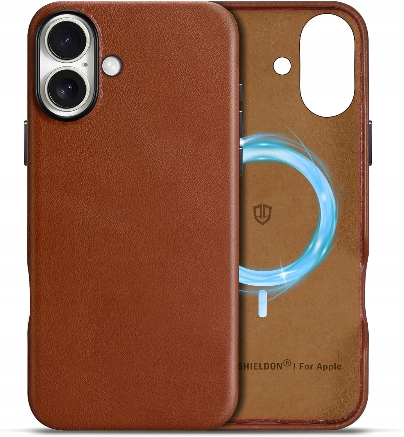 Zadní Kryt Shieldon pro Apple iPhone 17 hnědý