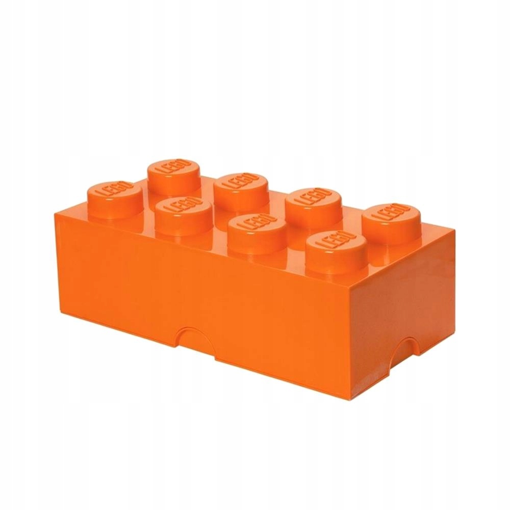 Lego (r) Nádoba Kostka Osmička Oranžová