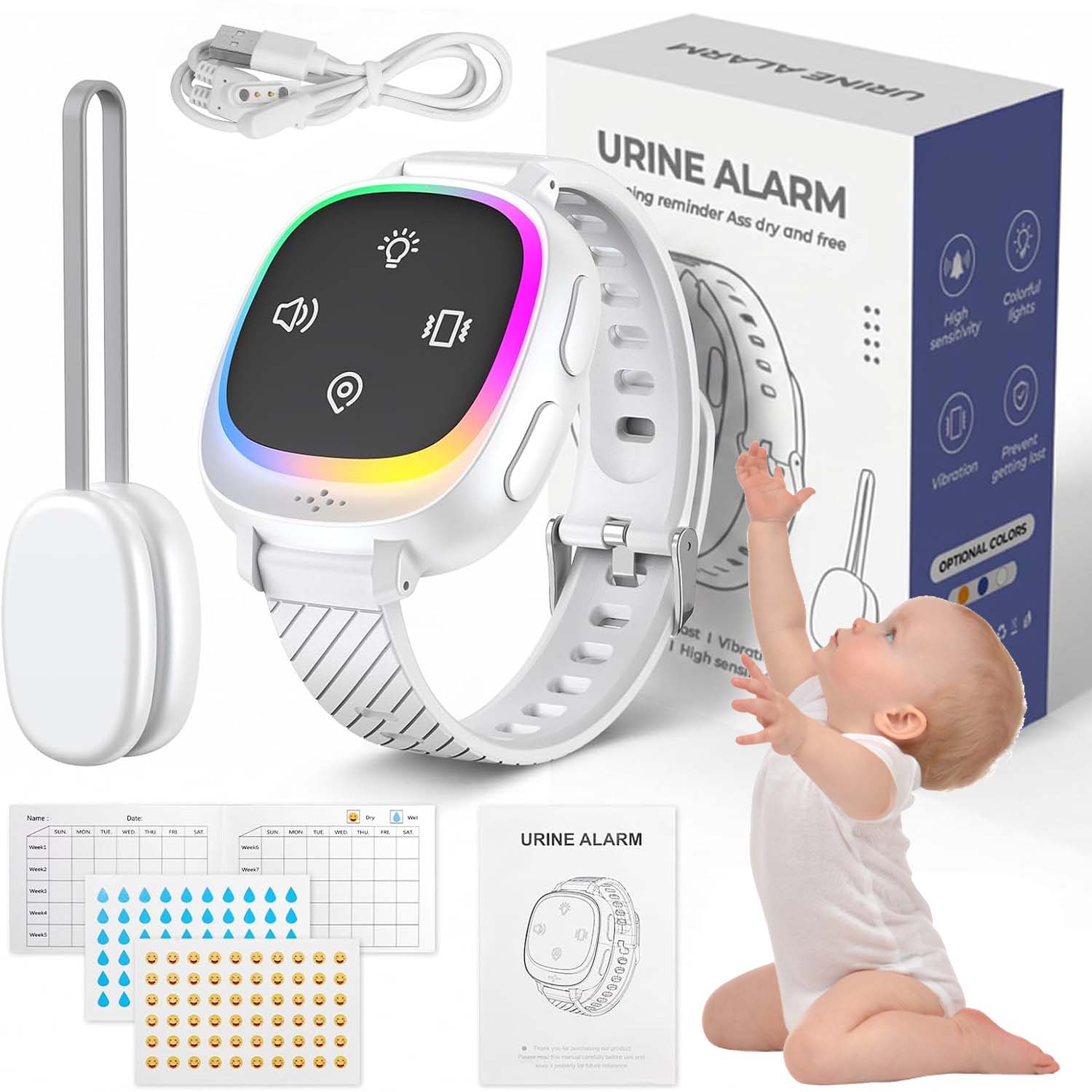 Moczenie Nocne Alarm Wybudzeniowy Bezprzewodowy Dla Dzieci I Starszych