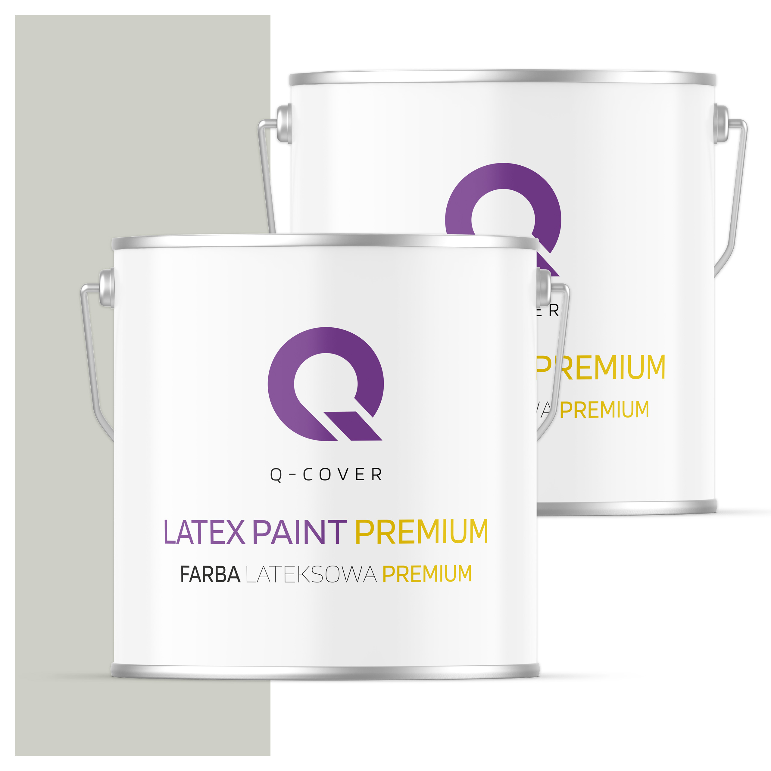 Plamovzdorná farba Umývateľná na steny stropov 5L Hlboká matná farba Khaki svetlá