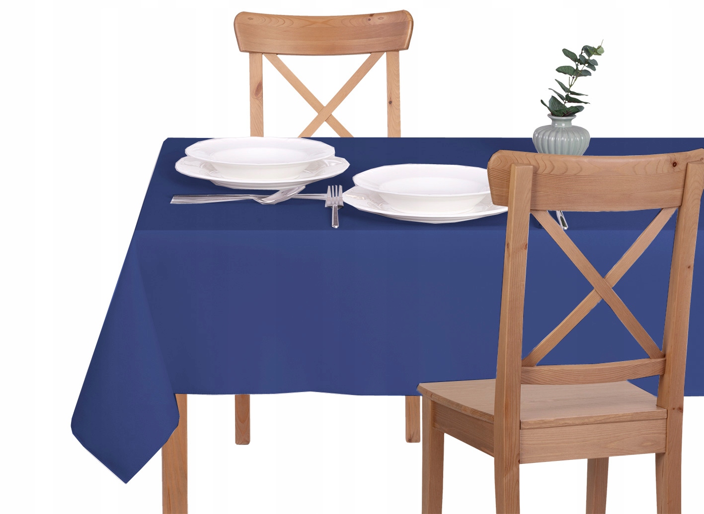 

Obrus Plamoodporny 130X260 Solid Granatowy