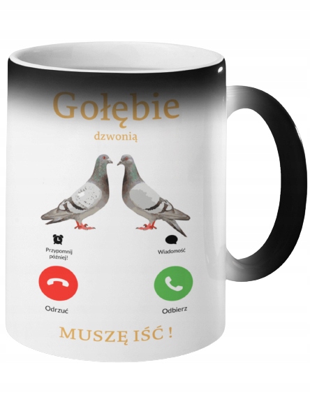 

Kubek Magiczny Gołębiarz Gołębie Hobby