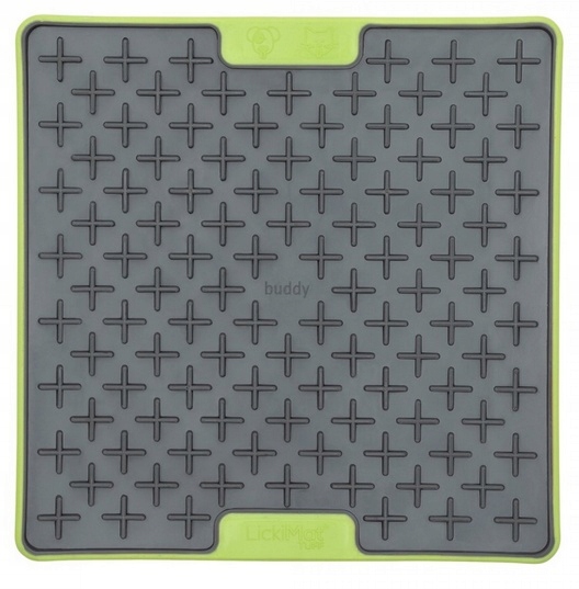 Levně Lízací Podložka Pro Psa Kočku Tvrdá Lickimat Buddy Tuff Křížek Zelená