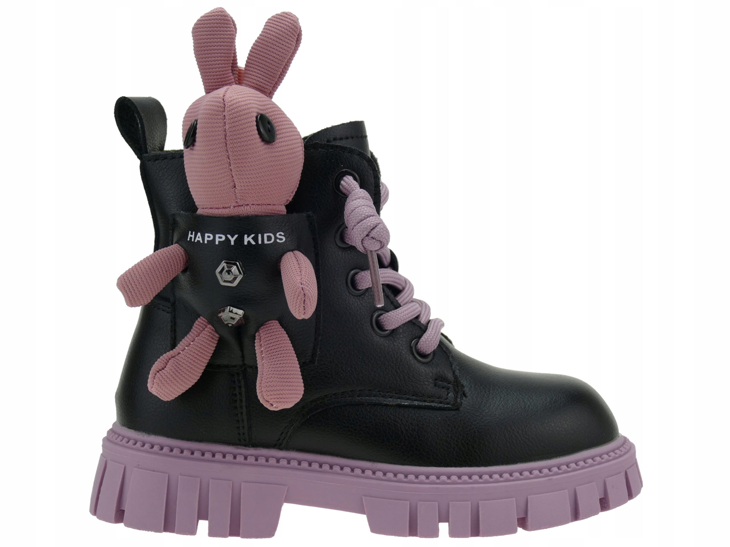 DZIEWCZĘCE BUTY ZIMOWE, DZIECIĘCE ŚNIEGOWCE, KOZAKI NA SUWAK R. 33 Kod producenta ND739 purple