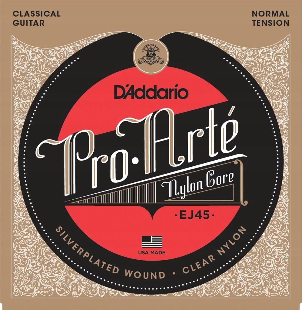 D'Addario EJ45 Normal Struny do gitary klasycznej