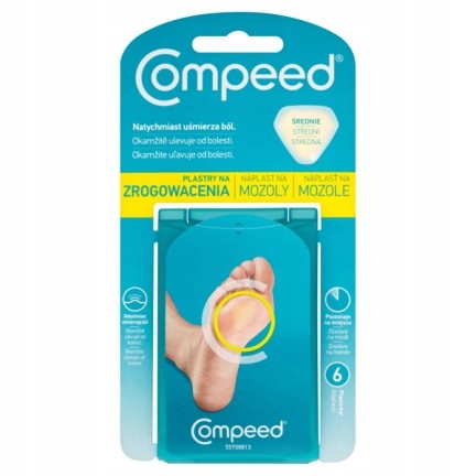 

Compeed, plaster na zrogowacenia podeszwy, 6 szt.