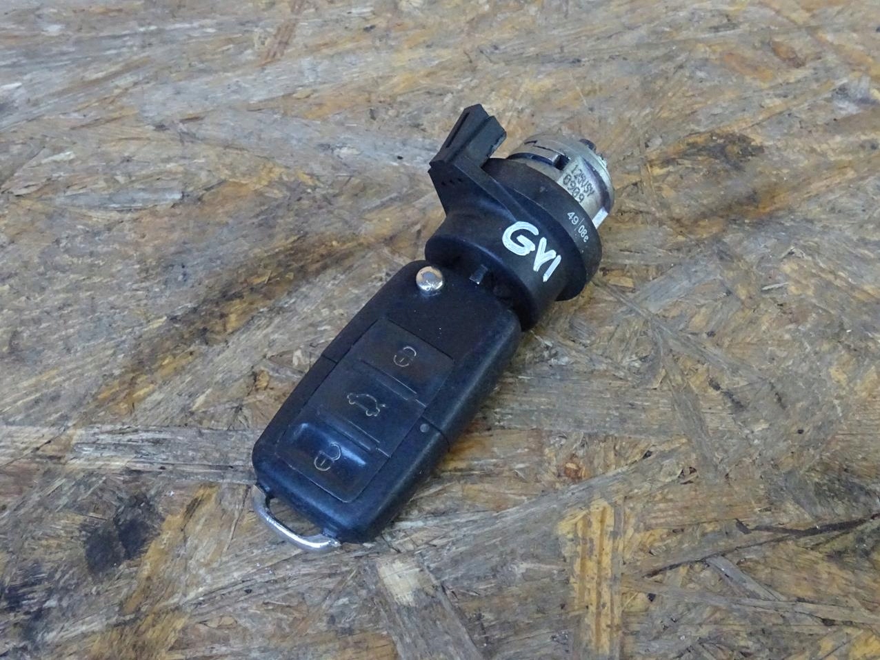 GOLF VI WKŁADKA STACYJKI KLUCZYK KOMPLET 1K0959753N 8E0905855C