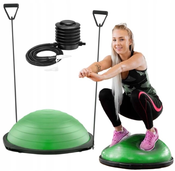 Półpiłka Piłka do balansowania 4fizjo Balance Ball 60cm 4FIZJO Linki Pompka