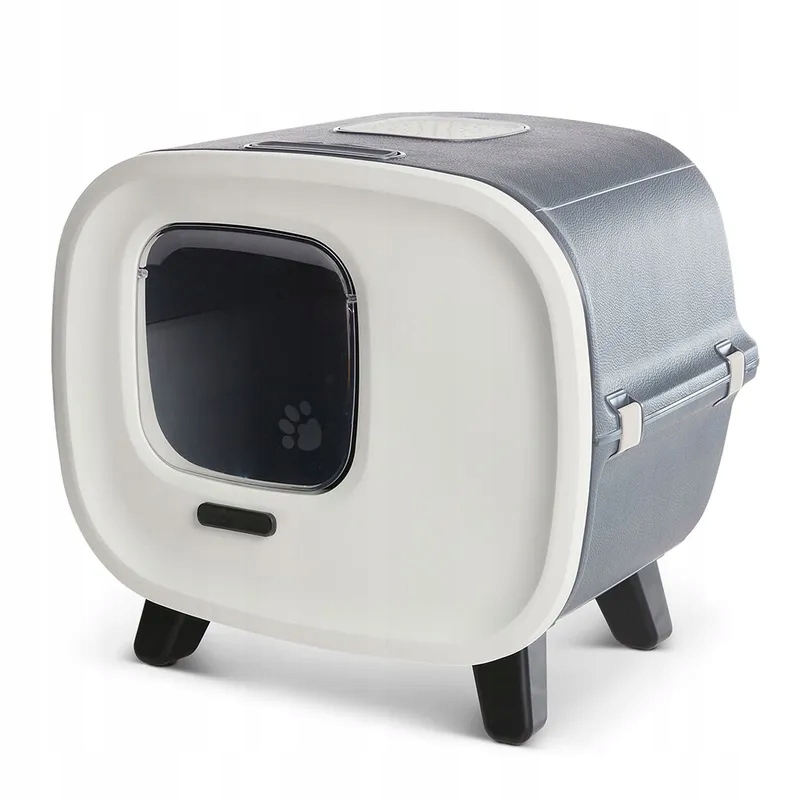 Savic Luksusowa Kuweta dla Kota Mira 55x44x49cm Antracytowo Biała