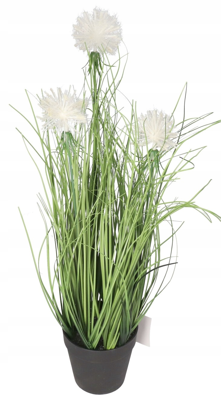 TRAWA W DONICZCE SZTUCZNA ROŚLINA KWIATY 47CM Marka Deko