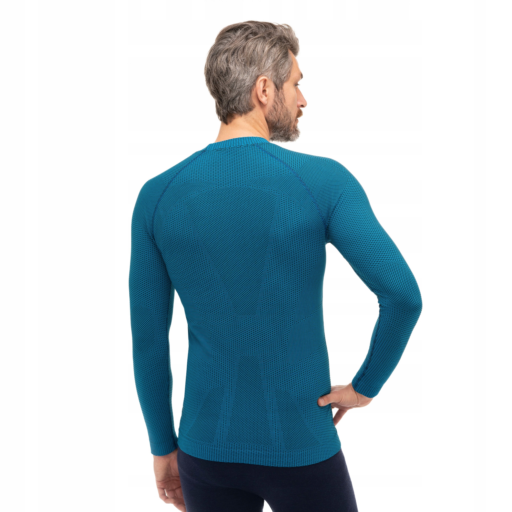 Koszulka rowerowa męska Brubeck 3D PRO Termoaktywna potówka długi rękaw XXL Rozmiar XXL