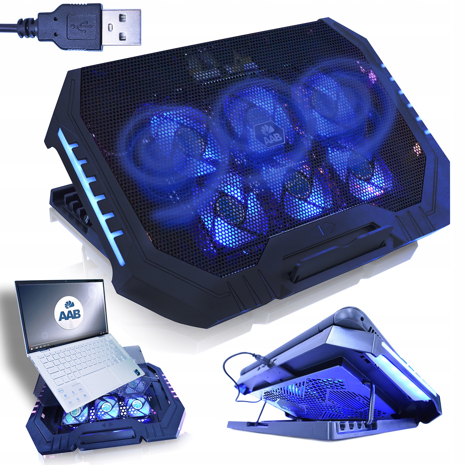 

Podstawka Podkładka Chłodząca Pod Laptopa 9-17,3"