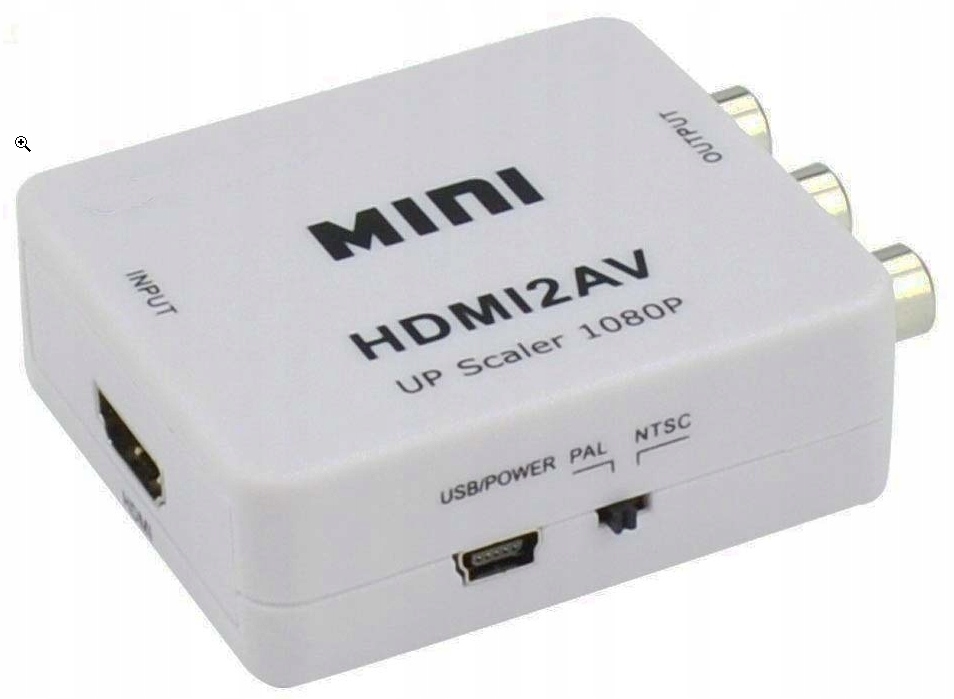 

Adapter HDMI2AV Mini przejściówka z Hdmi do Chinch