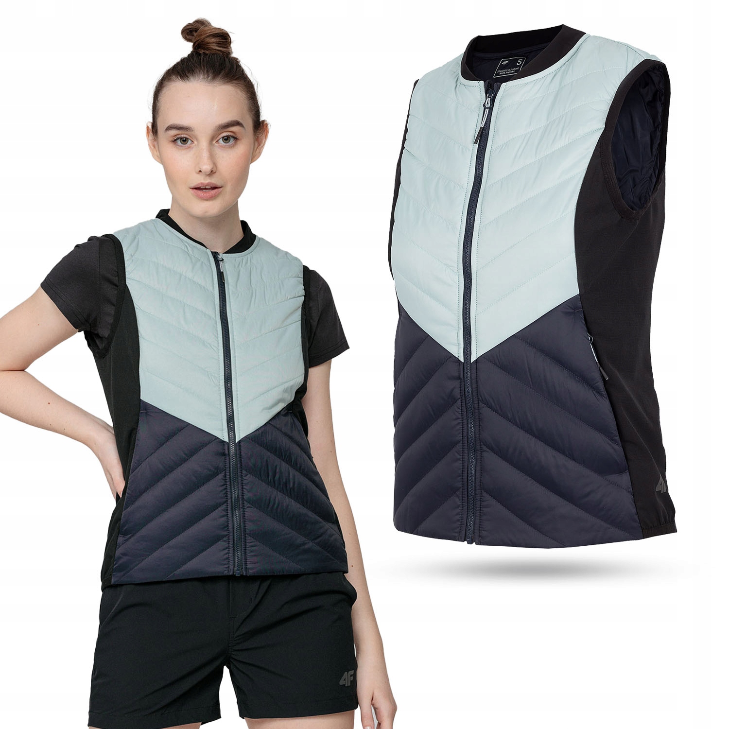 

Damski Bezrękawnik 4F Kurtka Kamizelka L22-BZD060