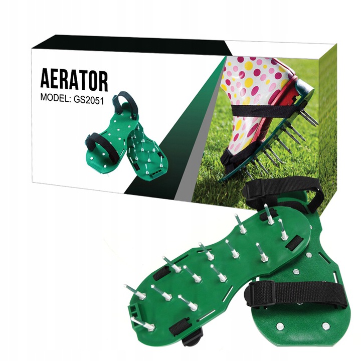 AREATOR TRAWY TRAWNIKOWY AERATOR BUTY Z KOLCAMI Waga narzędzia 1.5 kg