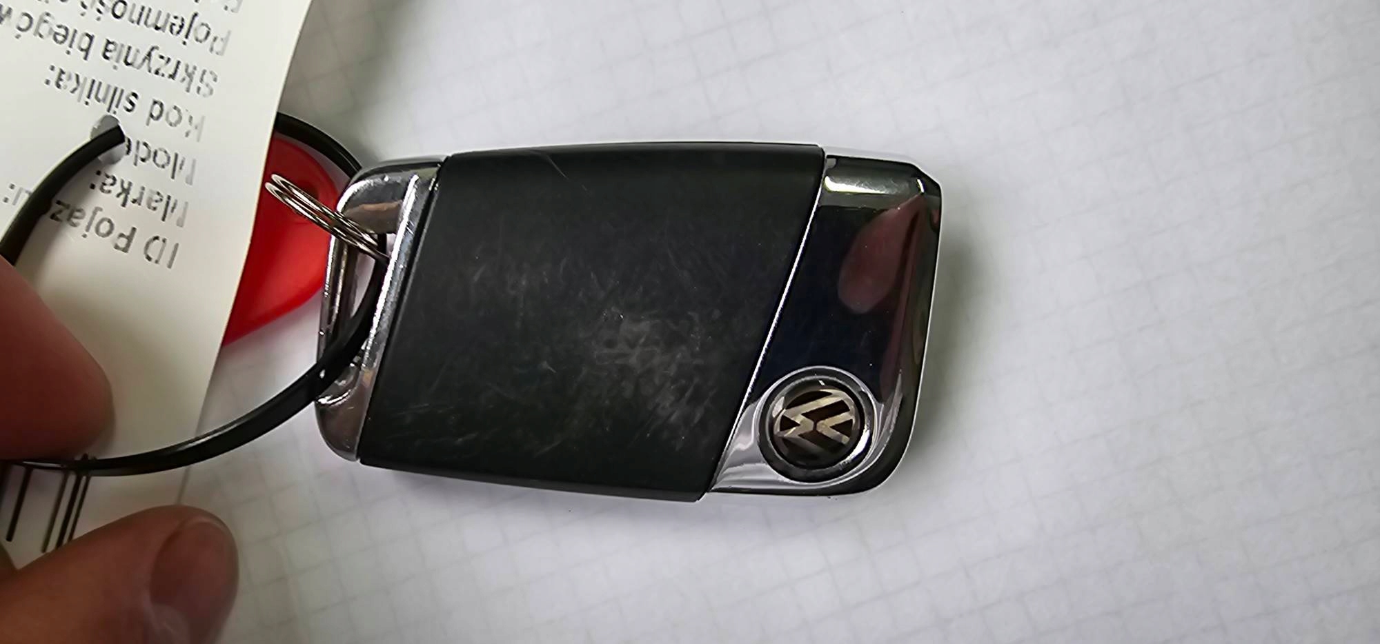 KARTA key PILOT VOLKSWAGEN PASSAT B8