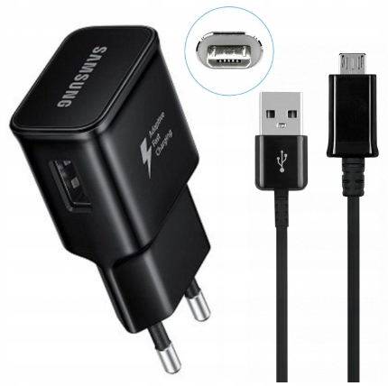 

Ładowarka Samsung Fast Charging + Kabel Micro Usb
