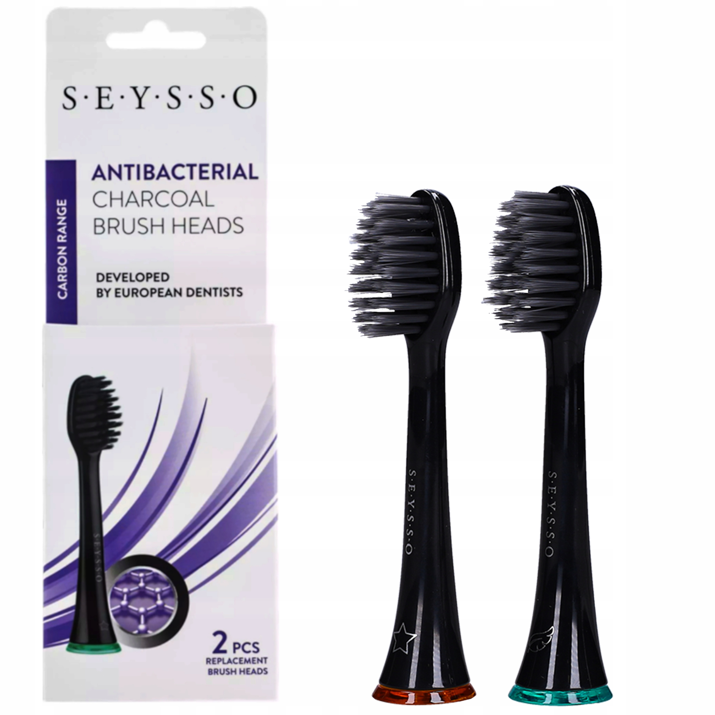 

Seysso Antibacterial Carbon Końcówki Szczoteczki