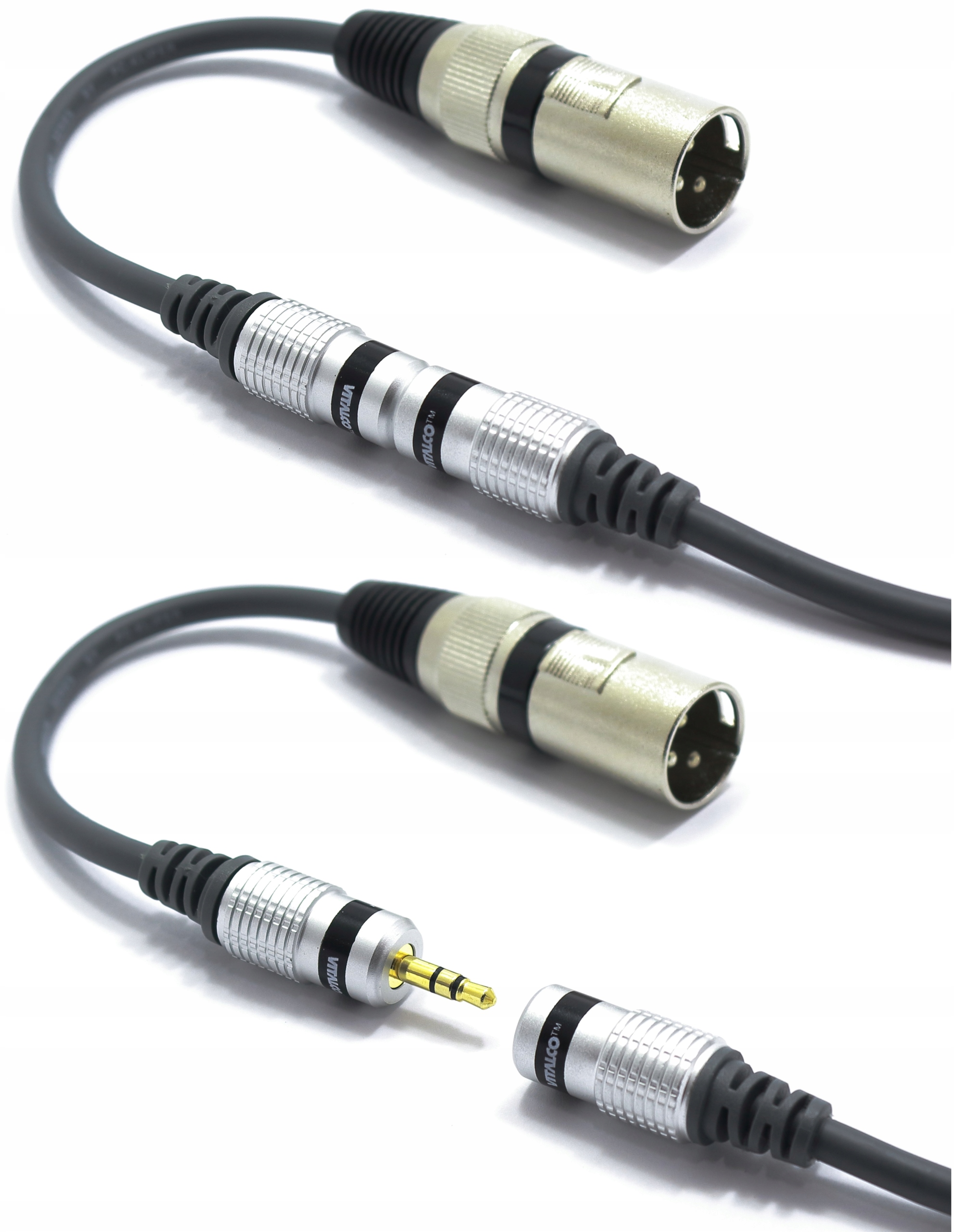 ADAPTER XLR MĘSKI - MINI JACK 3.5 STEREO VITALCO Marka Vitalco
