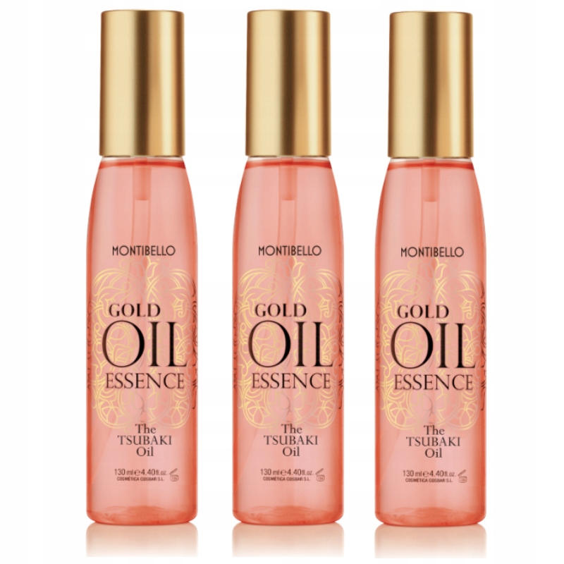 Montibello Gold Oil Essence arganový olej 3x 130 ml bez oplachování