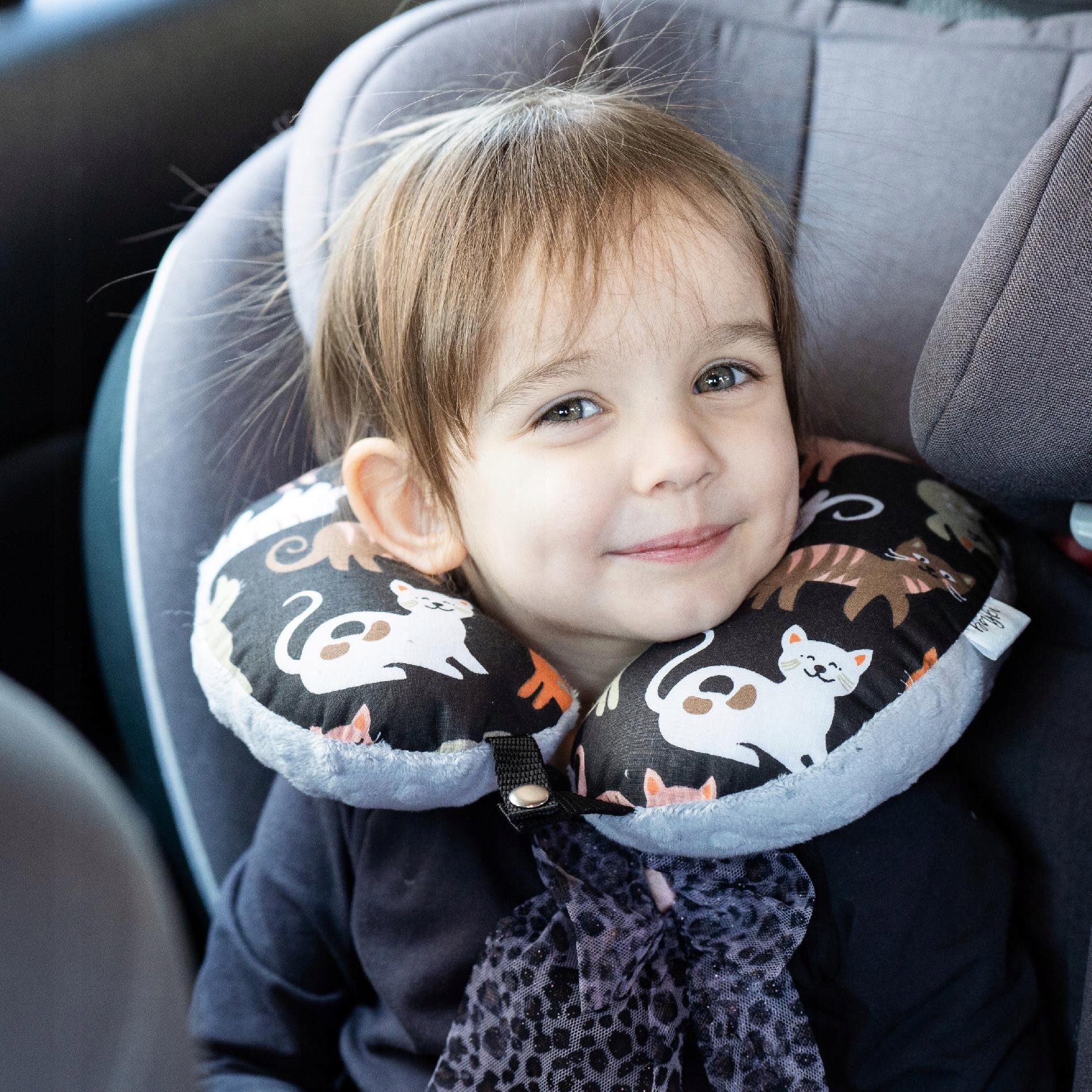 Poduszka podróżna dla dzieci rogal zagłówek EAN (GTIN) 5904119944192