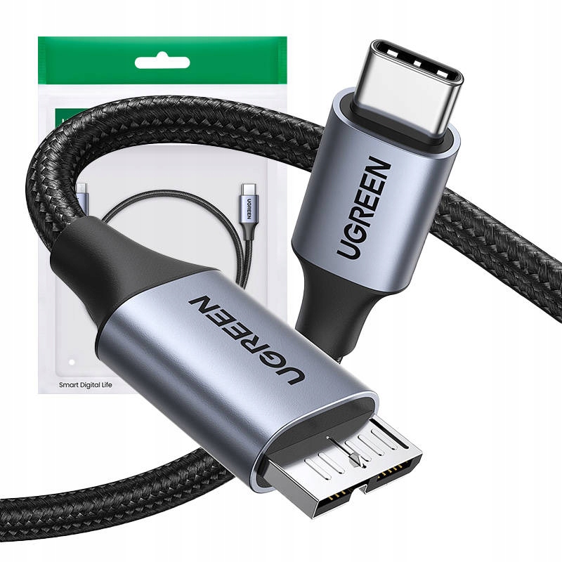 

Kabel Usb-c do Micro Usb 0.5m 3A 5Gbps Ugreen