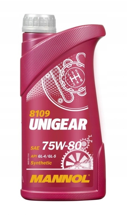 MANNOL UNIGEAR 75W80 1L 8109 API GL-4 GL-5 Przekładniowy