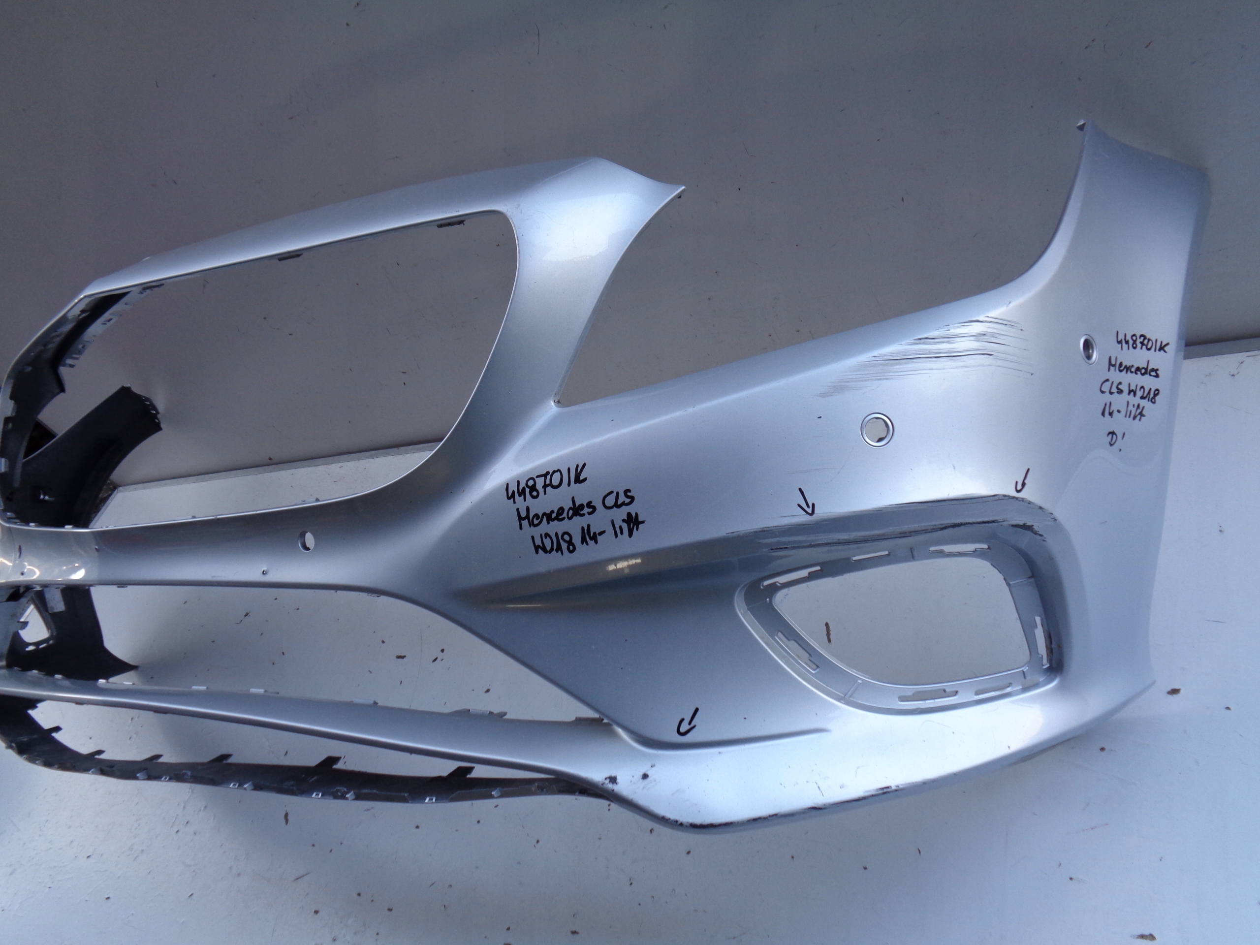 front bumper MERCEDES CLS W218 14- LIFT NR 44870