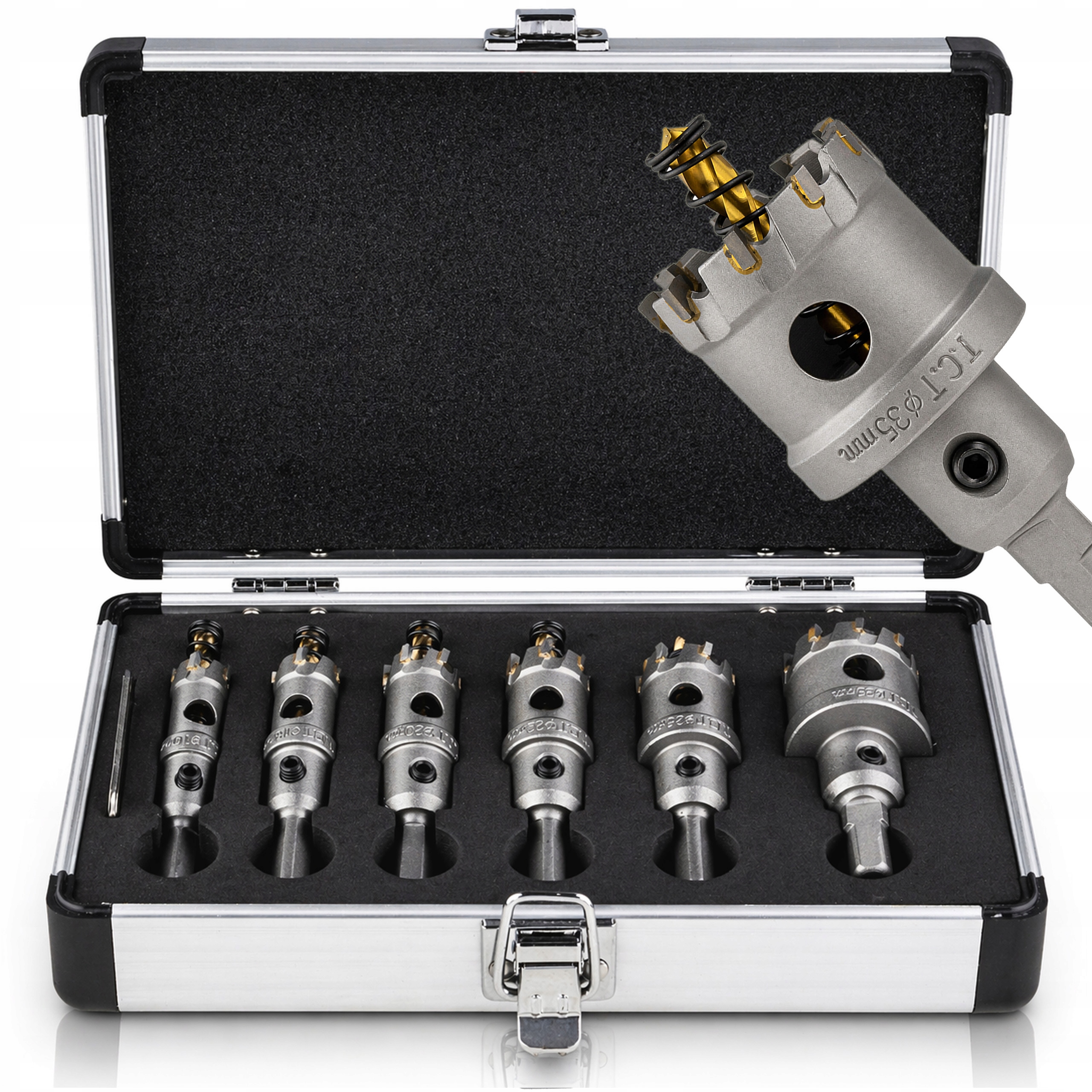 Tct Vidiové Otvory Na Kov Vrták 16-35 MM Slinuté Karbidy