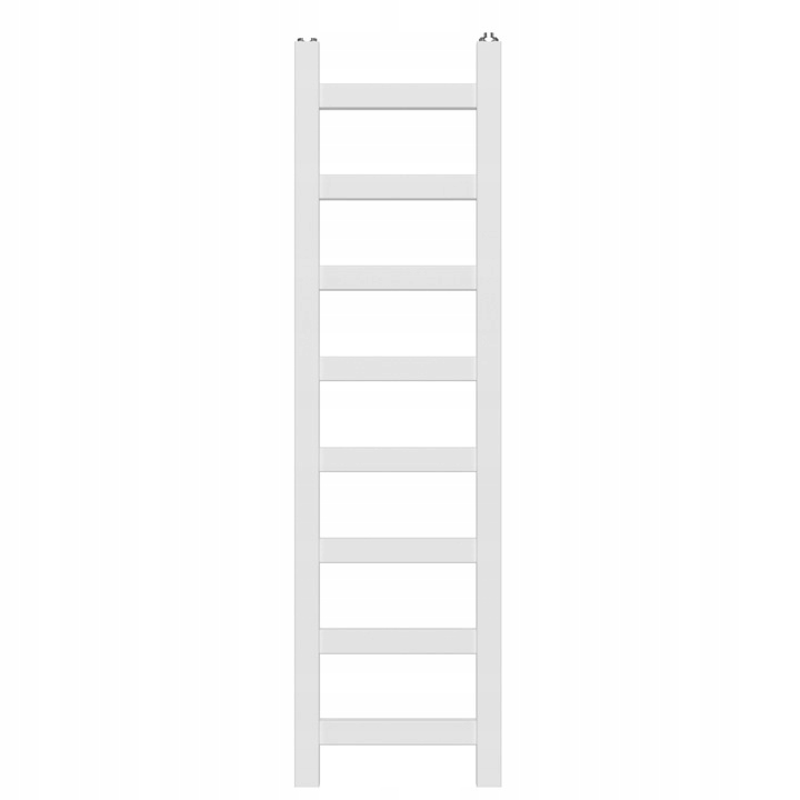 Koupelnový žebříkový radiátor Tanzanit 25x90 cm Bílý Výkon 219 W