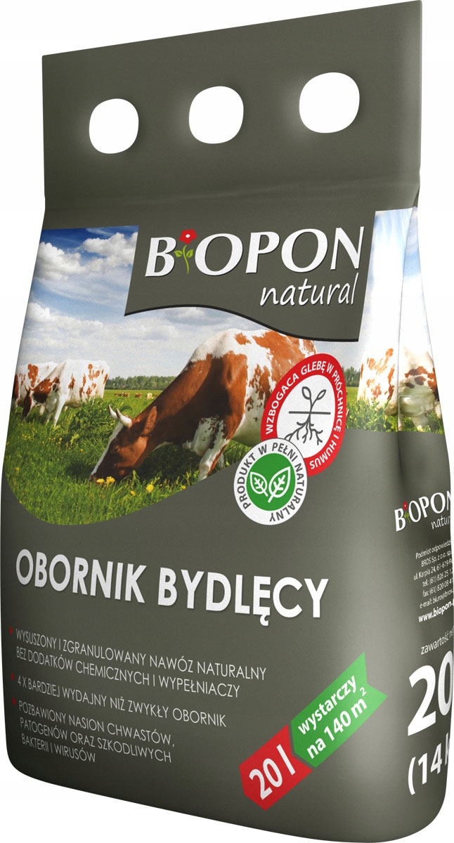 

Biopon Obornik bydlęcy 20 L