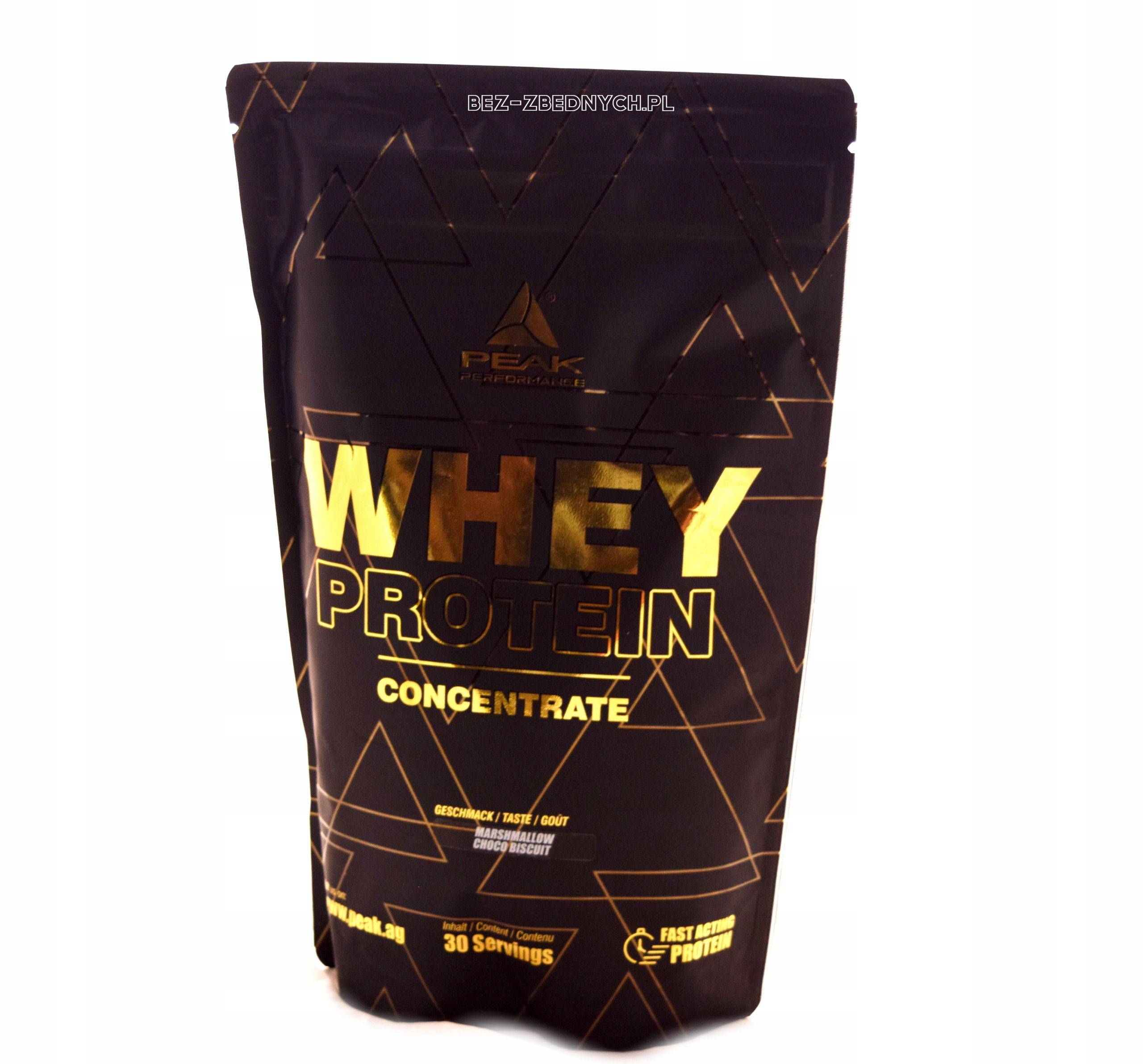 Peak Supplements Whey Protein Concentrate 900g Wpc LACTase Marshmallow