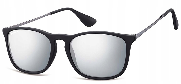 

Nerdy okulary damskie męskie Uv 400 czarne Mat