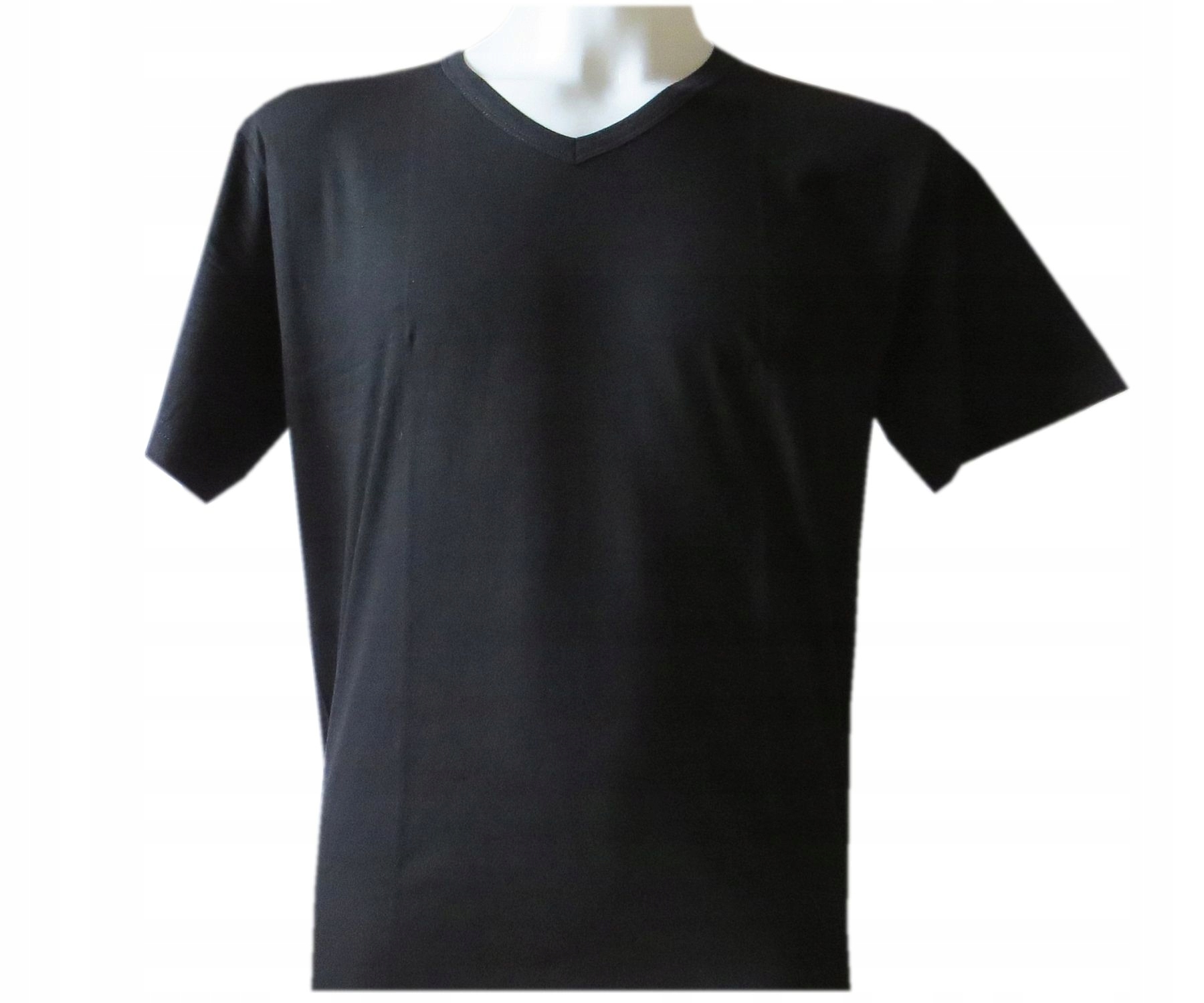 4szt Podkoszulek męski NOTTINGHAM czarny V-neck L Marka Nottingham