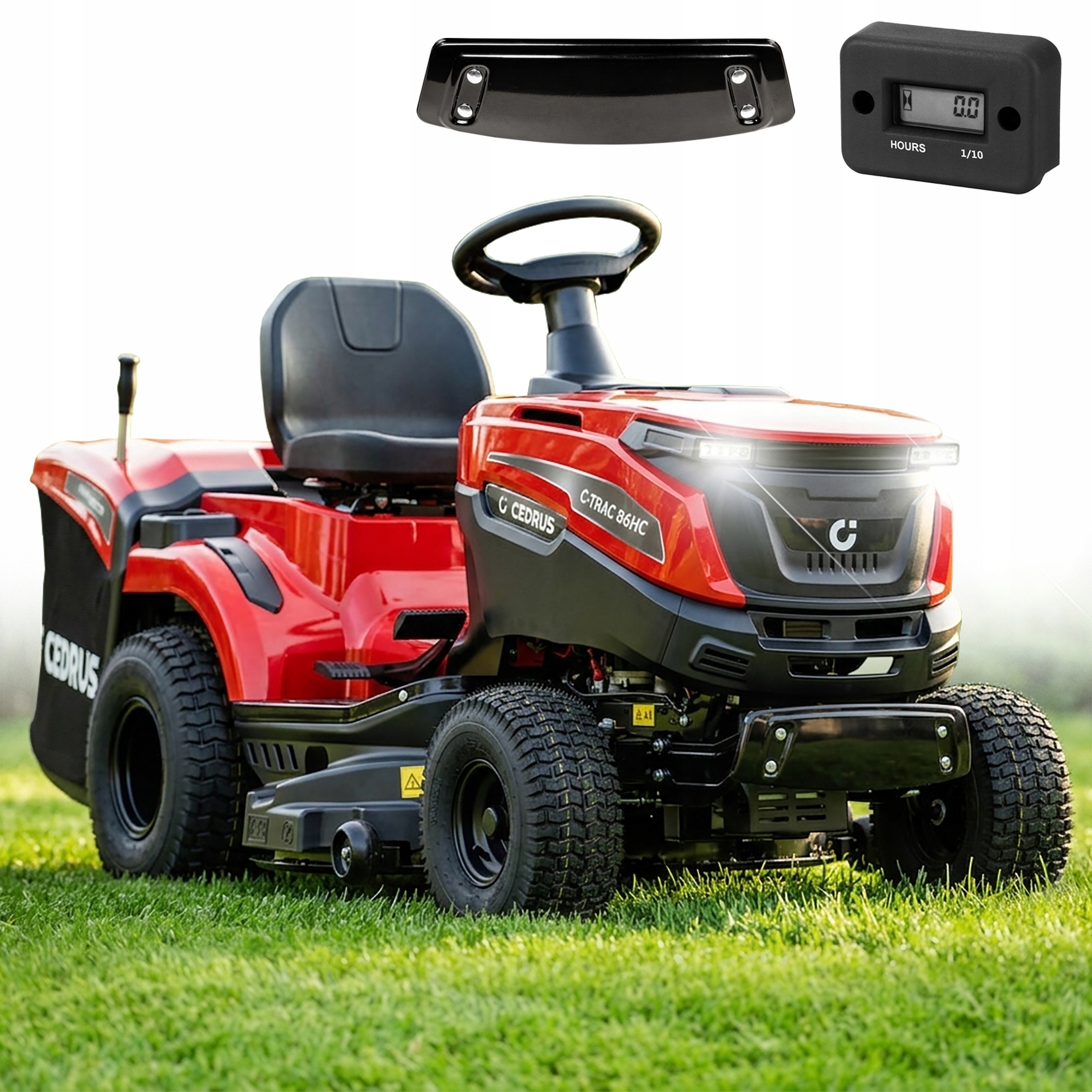 Traktor Ogrodowy Kosiarka z Koszem 245L Cedrus C-TRAC-86HC Automat 86 cm
