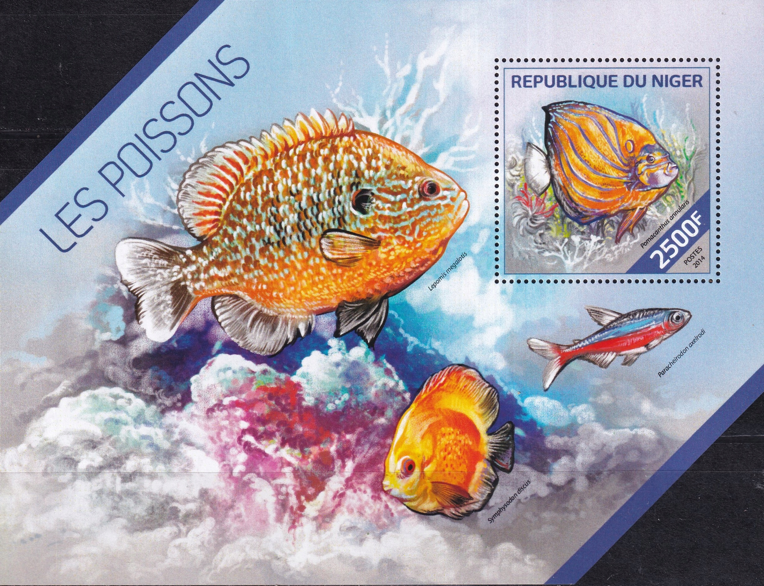 Niger 2014 ** cena 5,90 zł kat.8€ - ryby