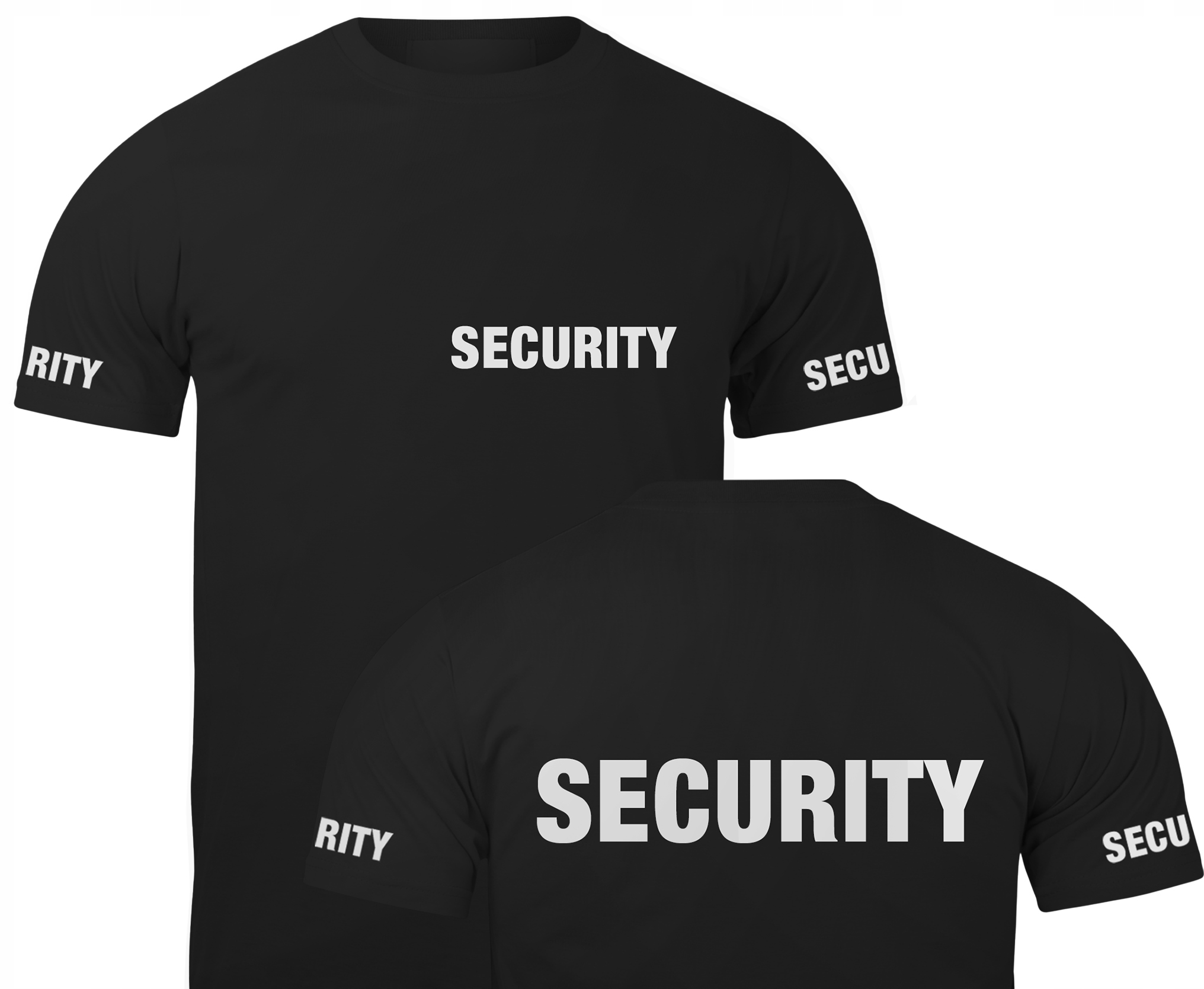 

Koszulka Bawełniany T-shirt Odblaskowy Security