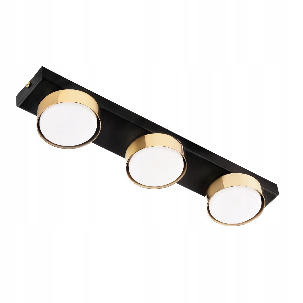 Stropní Lampa Do Obývacího Pokoje Stropní Svítidlo Led Loft GX53 Černá Zlatá