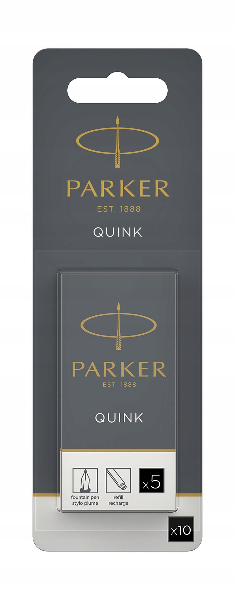 

Naboje do piór Parker standard czarne 10 szt.
