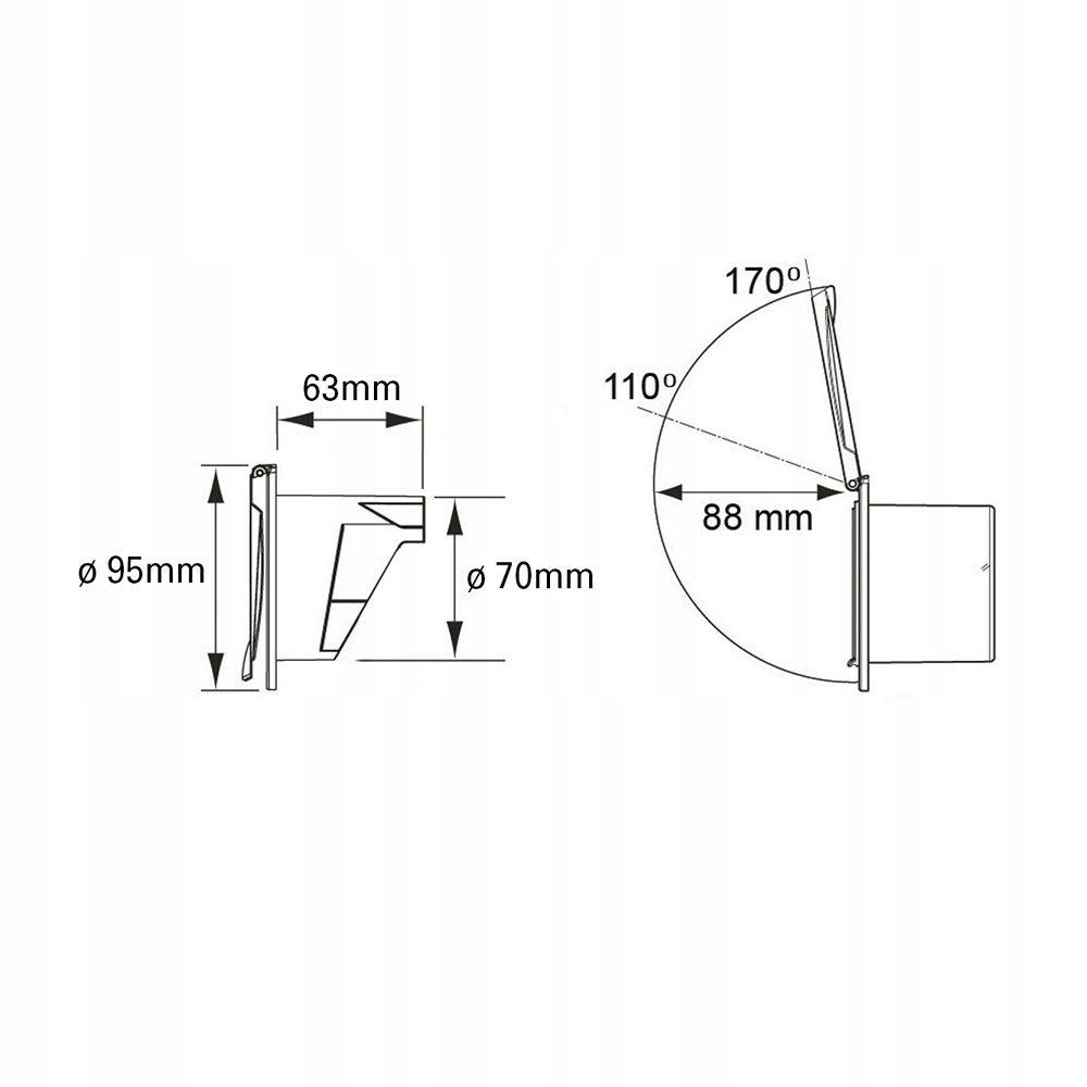 Obudowa prysznica okrągła chromowana Numer katalogowy części 0503209