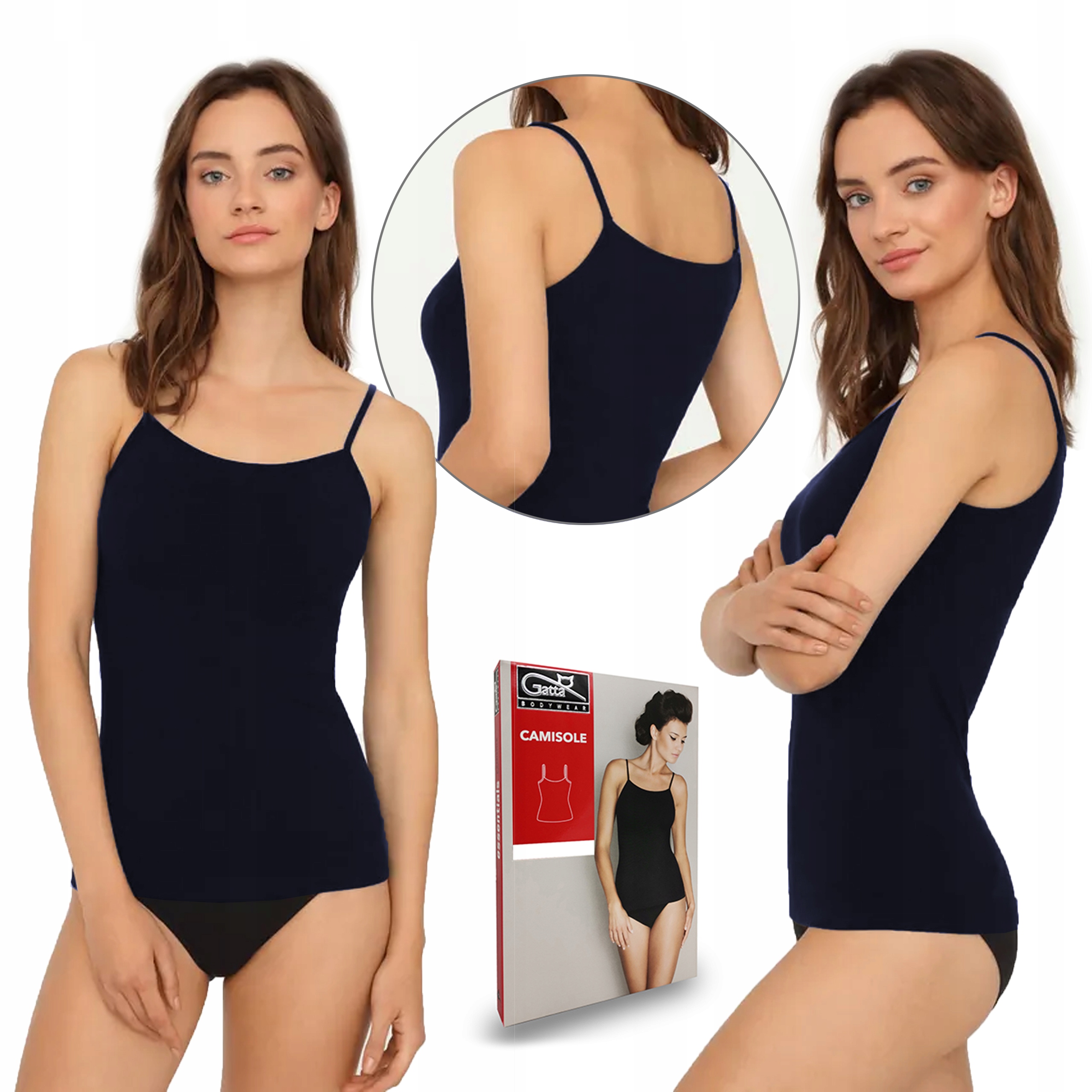 

Koszulka na ramiączkach Gatta Camisole granat, L
