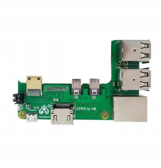 Raspberry Pi Zero 2w do 3B adapter interfejsu 3USB