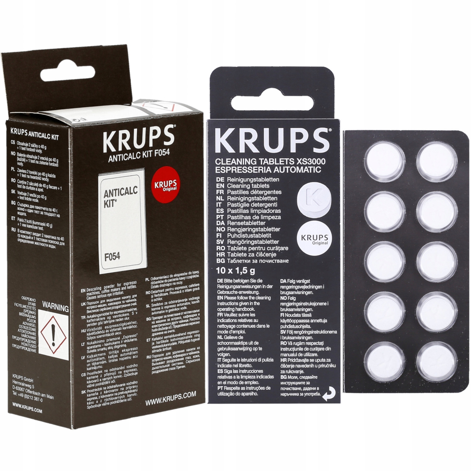 

Odkamieniacz F054 i tabletki XS3000 Krups oryginał