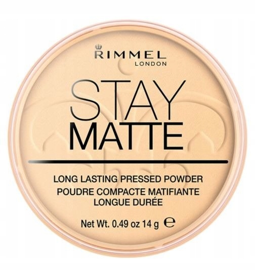 RIMMEL Stay Matte Puder Prasowany 003 Peach Glow