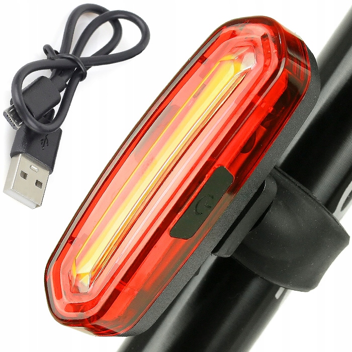 

Lampka rowerowa Usb tylna 120lm Led