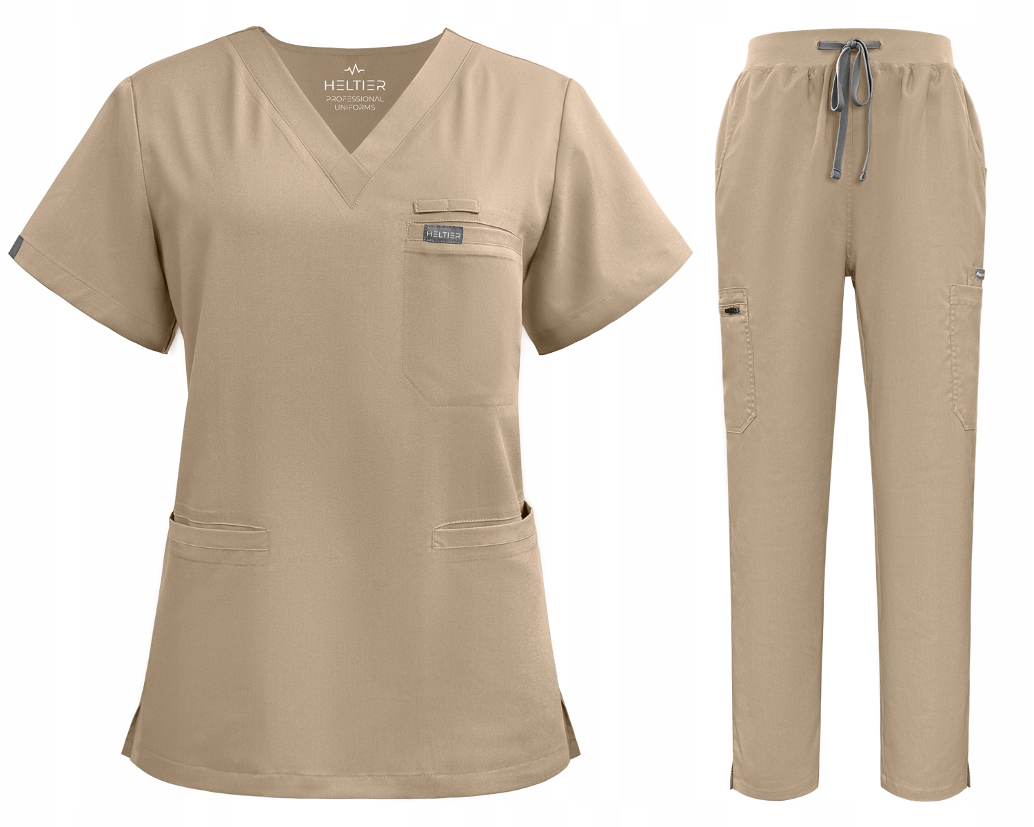 Komplet Medyczny Damski Scrub Uniform Model Prescribe Kolor Coffee Rozm. M