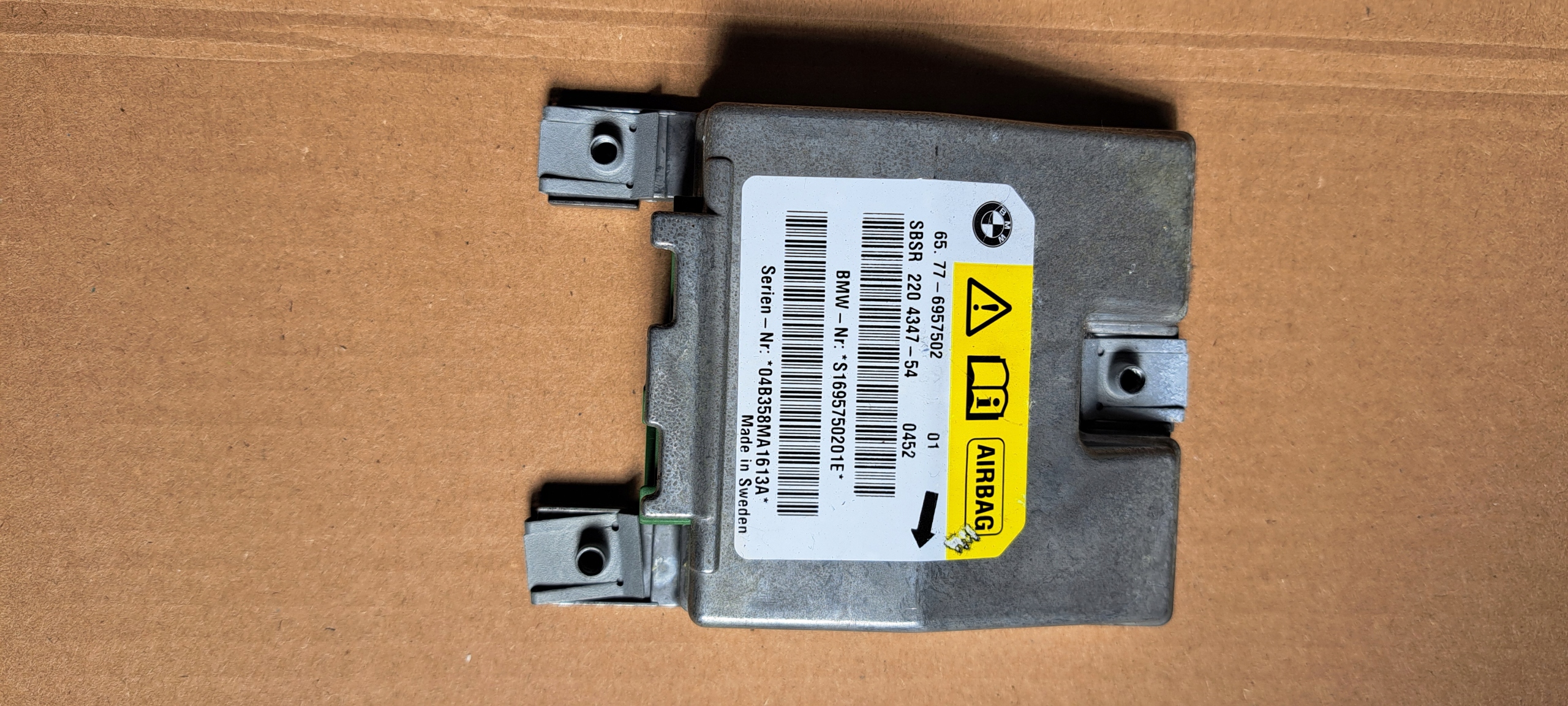Sterownik moduł sensor airbag BMW E61E60 6957502