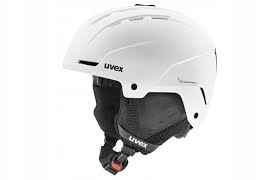 Lyžařská přilba Snowboard Uvex Stance, velikost 51-55 cm, bílá matná